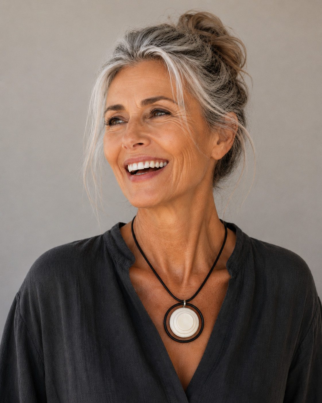 Contemporary Ostrich Eggshell Necklace