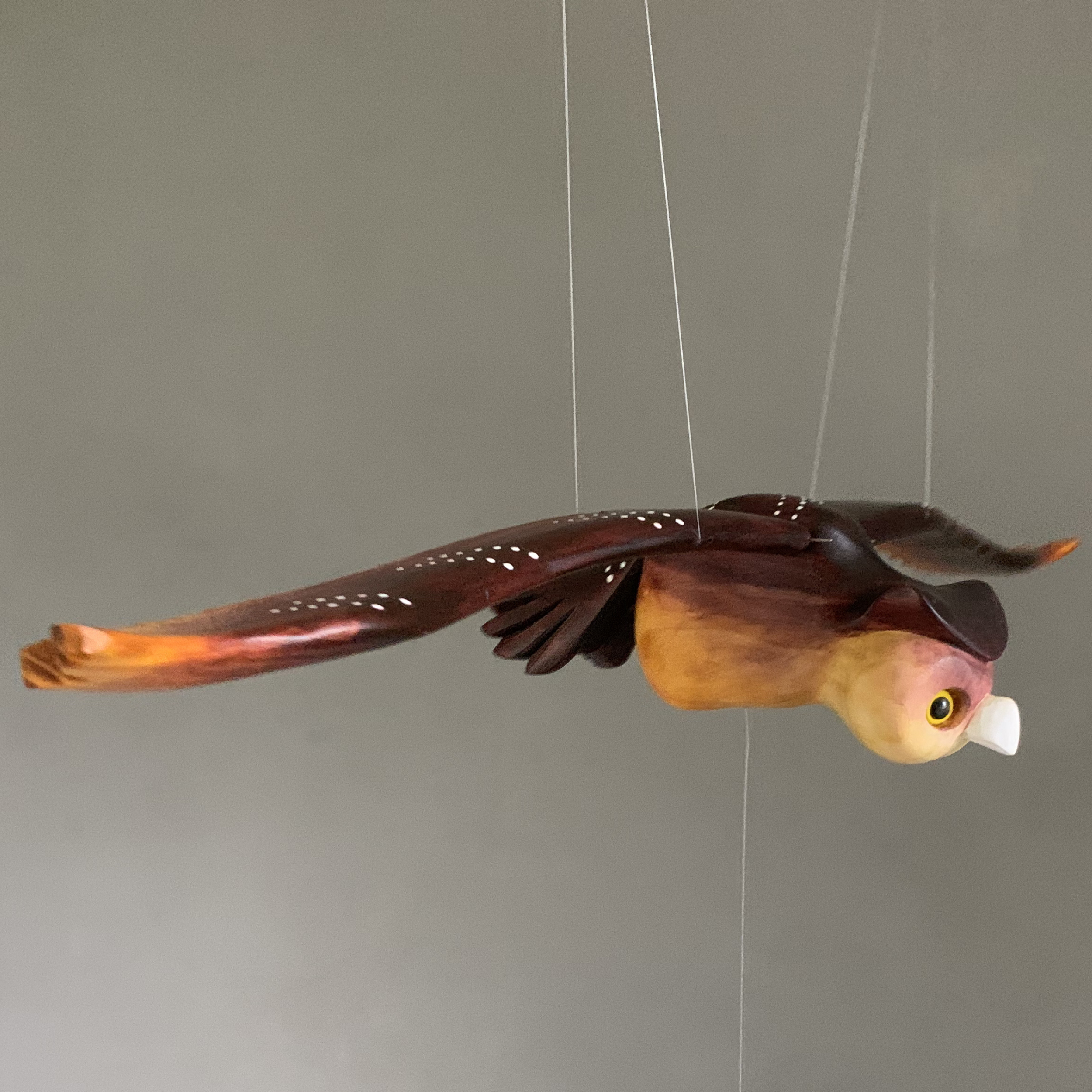 Hand-Carved Owl Nursery Mobile